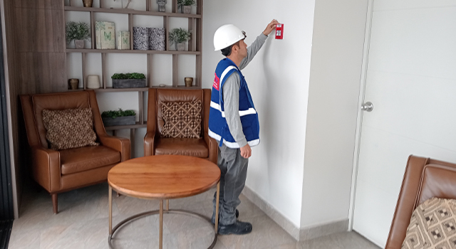 Instalación en edificio corporativo